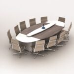 میز کنفرانس مدل چلیپا کد CO685