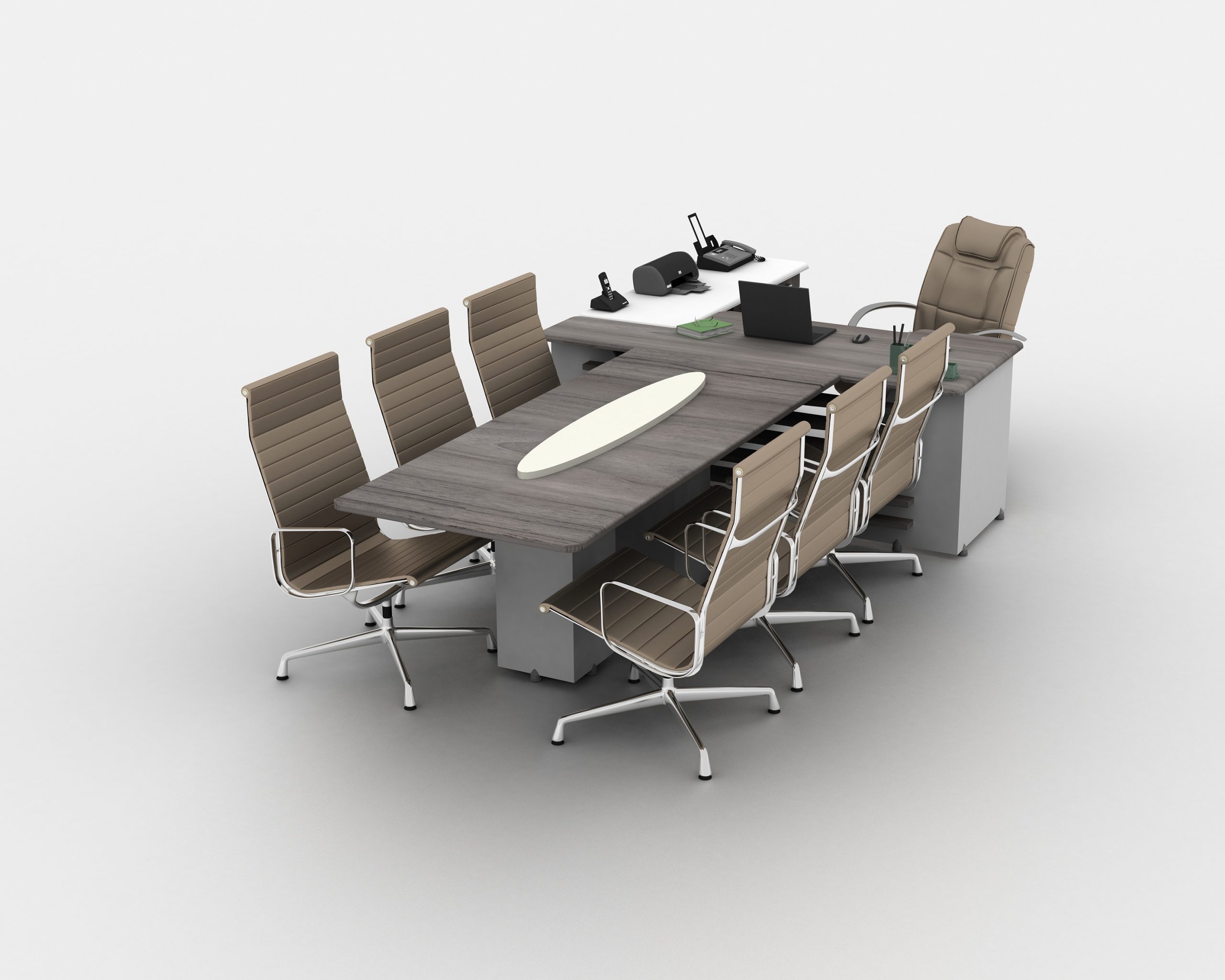 578-sefid-c-scaled-1.jpg میز مدیریت مدل MV578 با کنفرانس الحاقی - تصویر 1