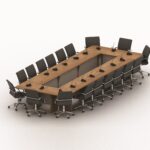 میز کنفرانس مدل اطلس کد CO687