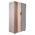 کمد لباسی مدل سارینا کد SK169 رنگ یاسی بلوطی