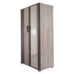 کمد لباسی مدل سارینا کد SK169 رنگ بتنی تیره بتنی روشن