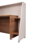 میز کانتر مدل کیهان کد KN414 رنگ یاسی بلوطی