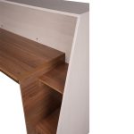 میز کانتر مدل کیهان کد KN414 رنگ یاسی بلوطی