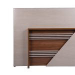 میز کانتر مدل کیهان کد KN414 رنگ یاسی بلوطی