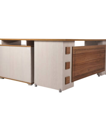 میز کارشناسی مدل T670 رنگ یاسی بلوطی