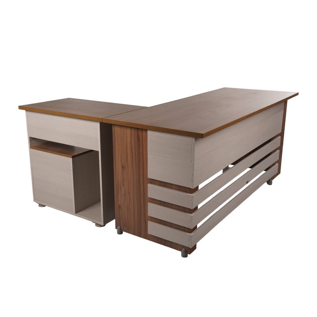 میز کارشناسی کد T673 رنگ یاسی بلوطی