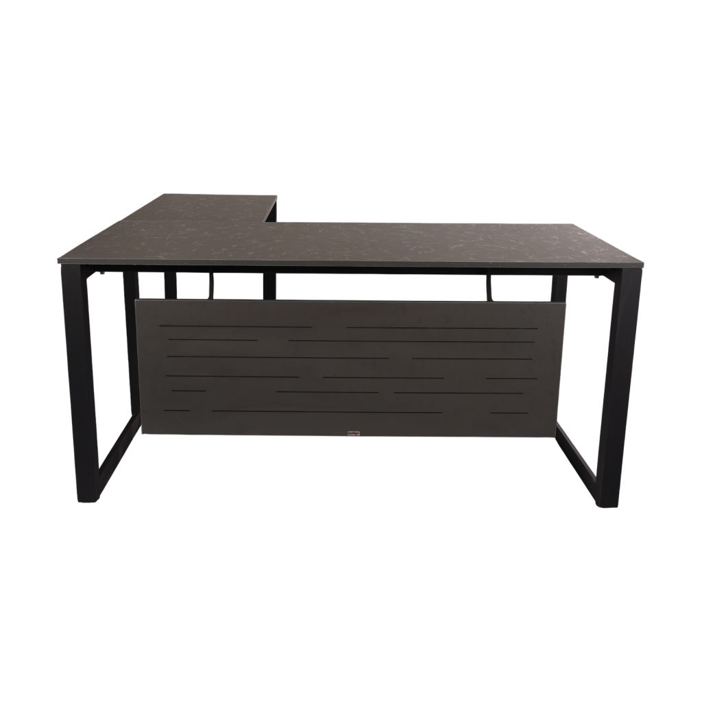 میز کارمندی مدل دنیز کد D633 رنگ بتنی تیره