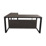میز کارمندی مدل دنیز کد D633 رنگ بتنی تیره