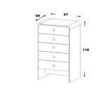 دراور مدل ژیار کد SF194